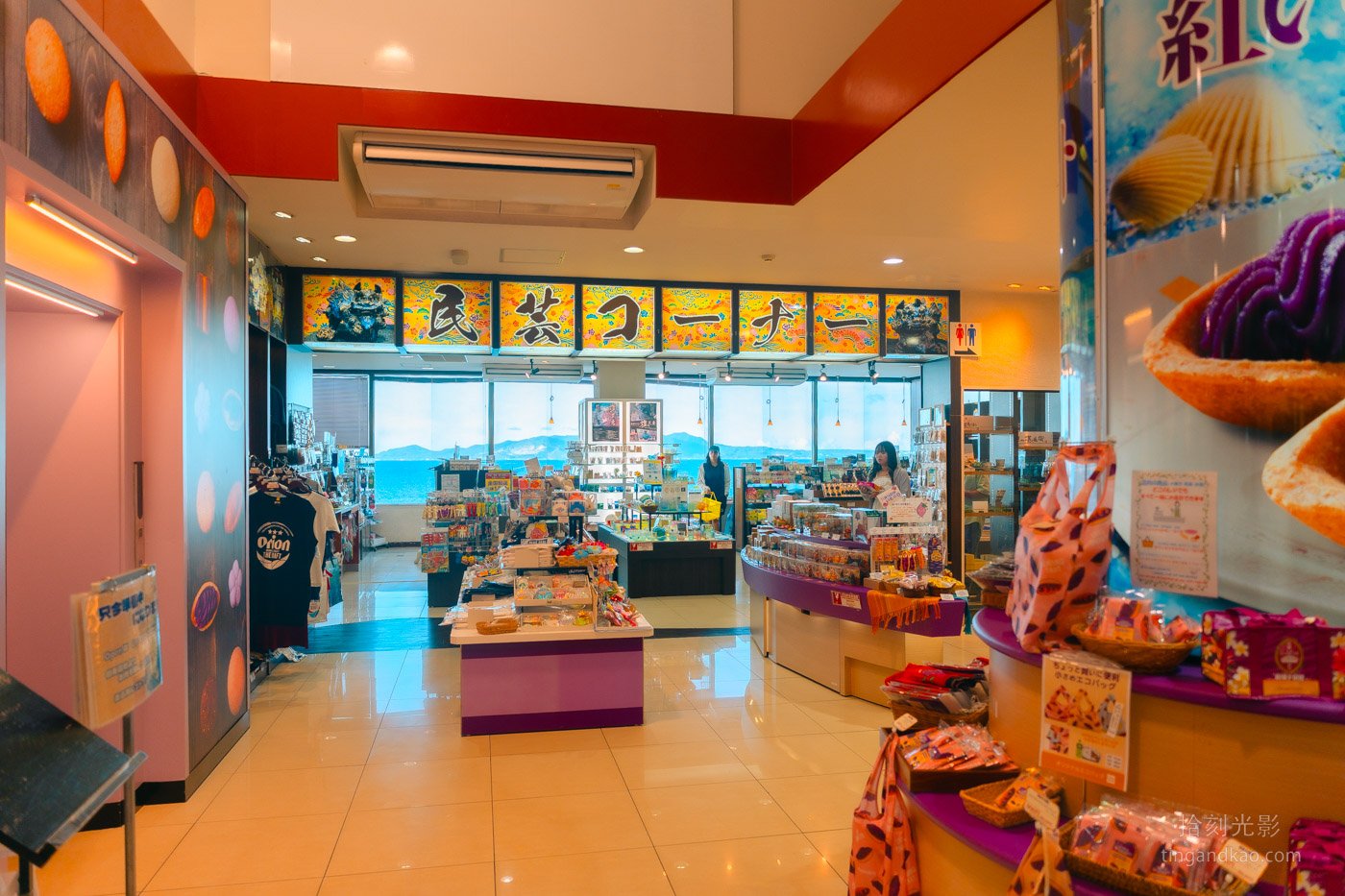 沖繩伴手禮｜御菓子御殿恩納店 購物用餐海景一次滿足