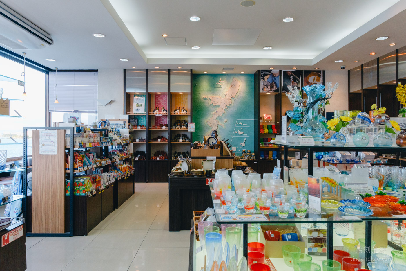 沖繩伴手禮｜御菓子御殿恩納店 購物用餐海景一次滿足