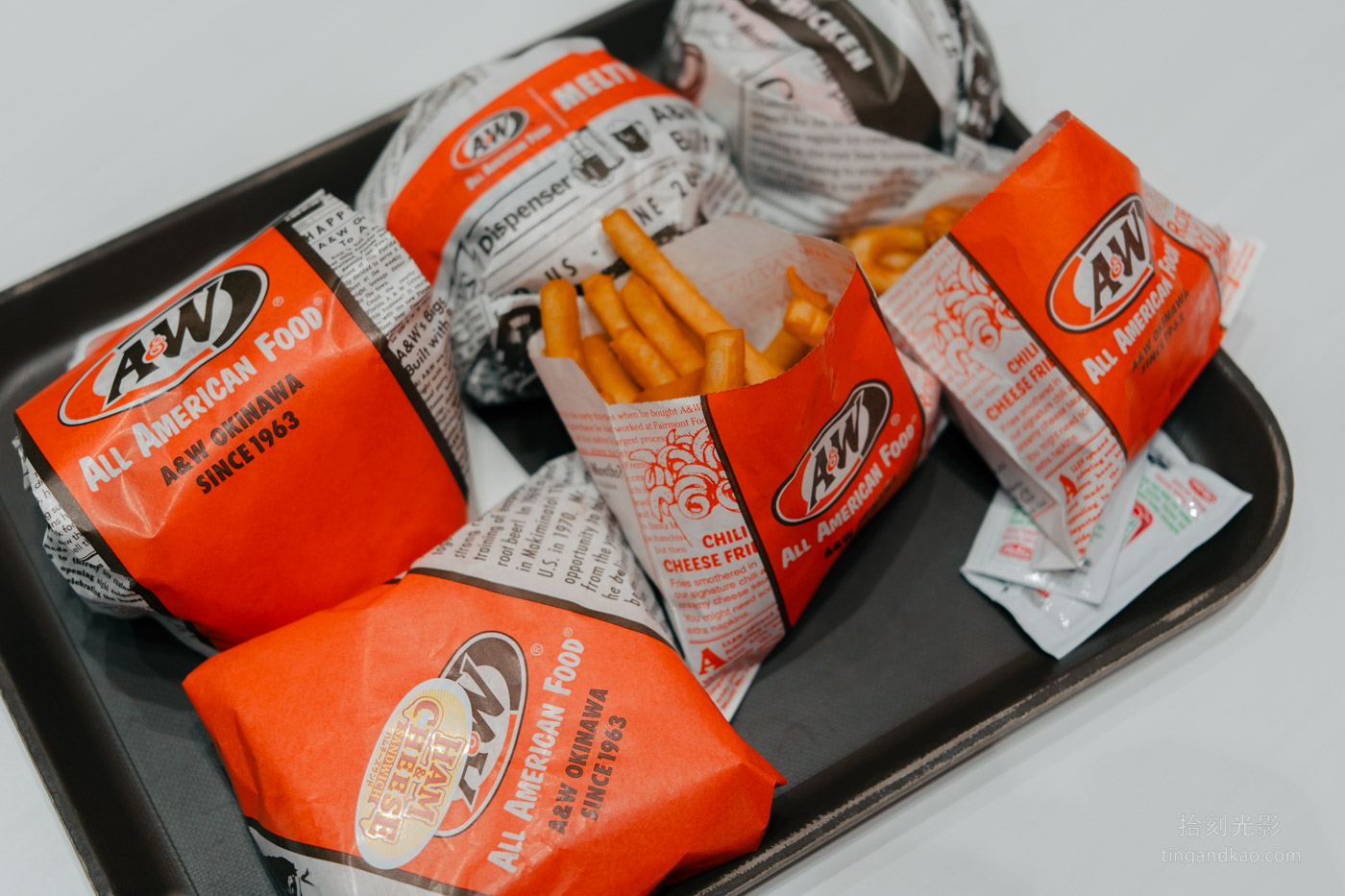 沖繩美食｜A&W 美式漢堡 麥根沙士免費續杯