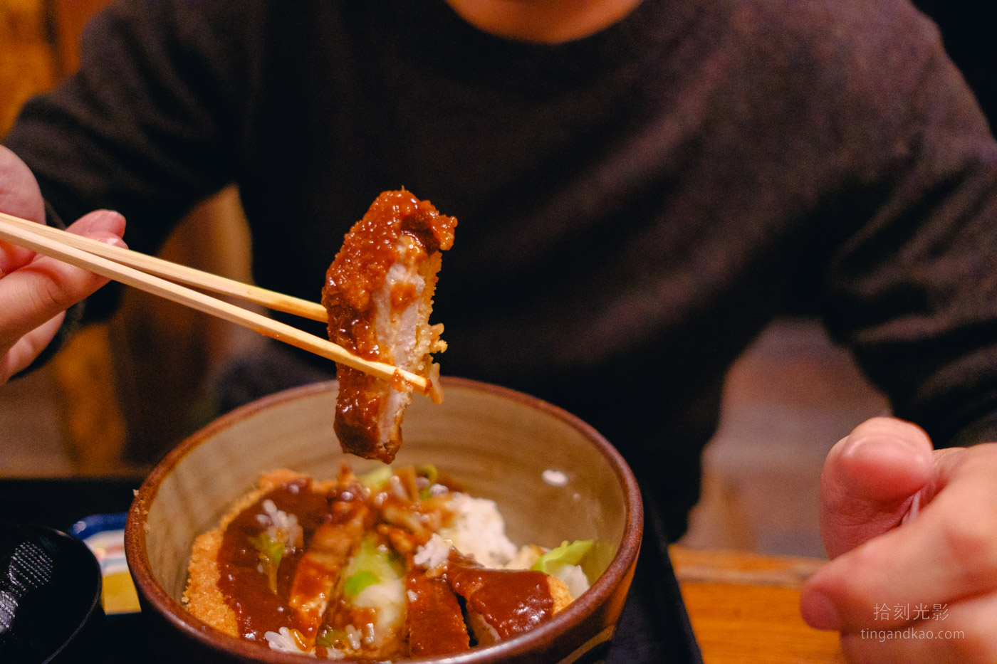 岡山B級美食｜味司野村豬排 牛肉醬汁豬排丼