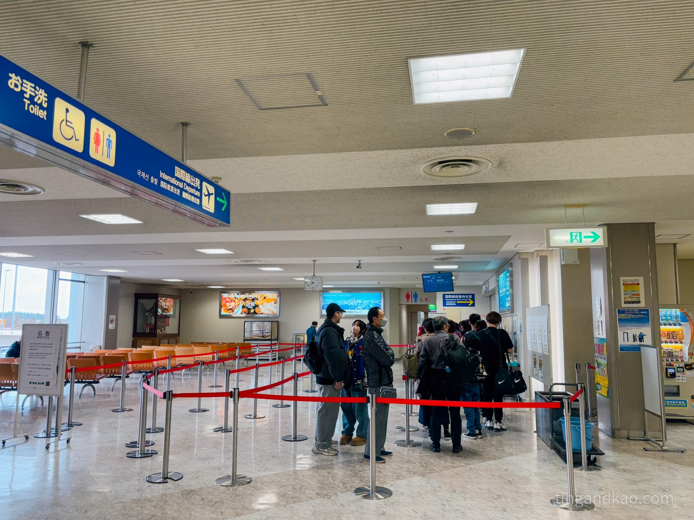 小松機場攻略2026|交通巴士時刻、免稅店、必買伴手禮完整指南 - 第10張圖 小松機場國際線安檢區