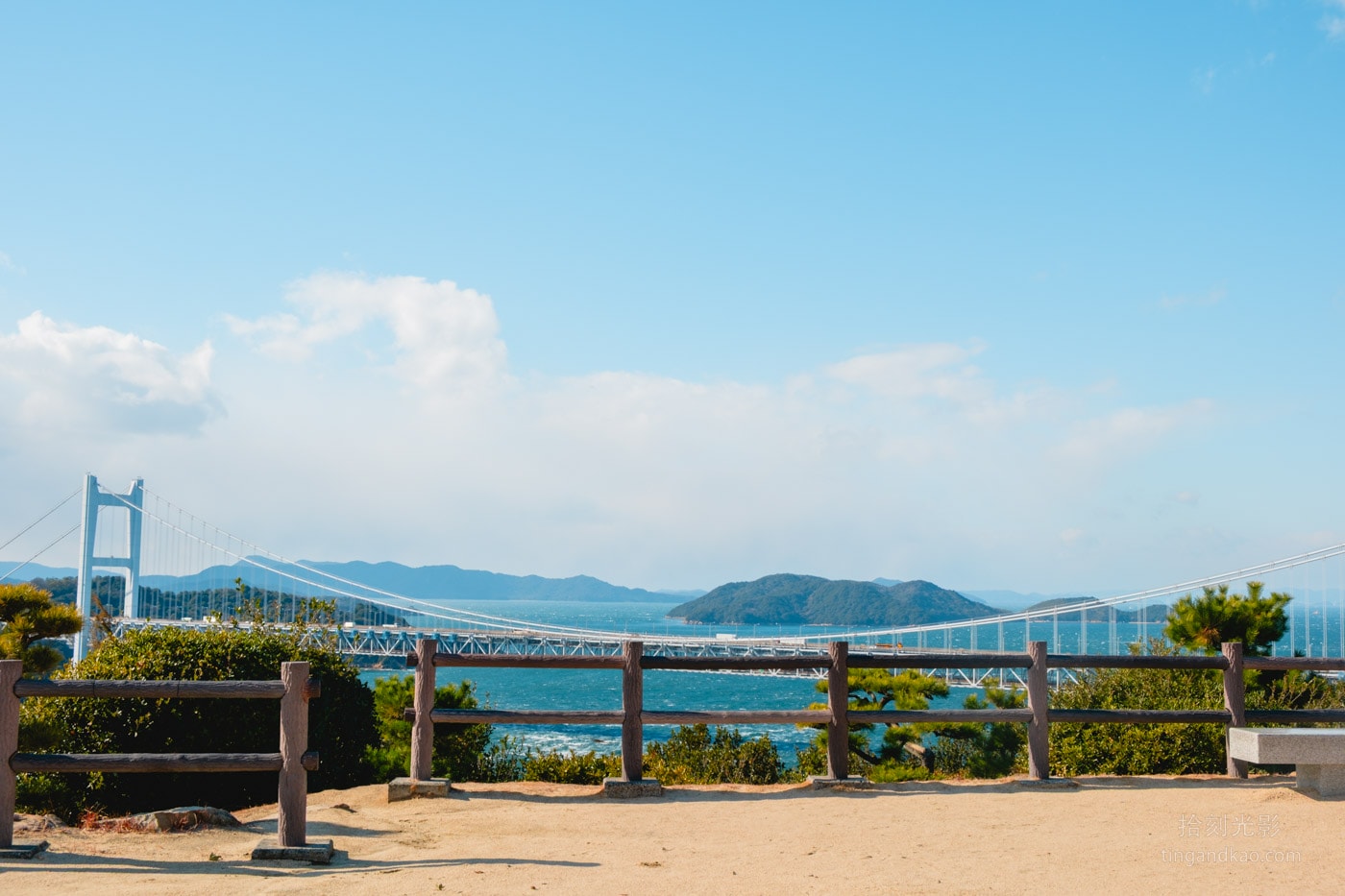 鷲羽山第二展望台瀨戶內海島嶼景色
