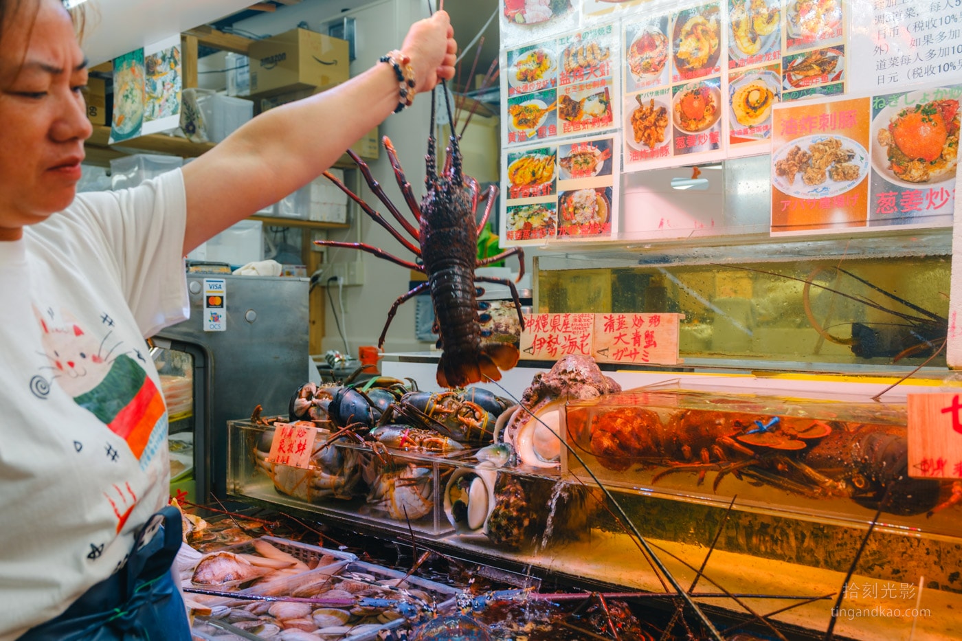 沖繩那霸｜第一牧志公設市場：海鮮代客料理、生鮮採購美食攻略