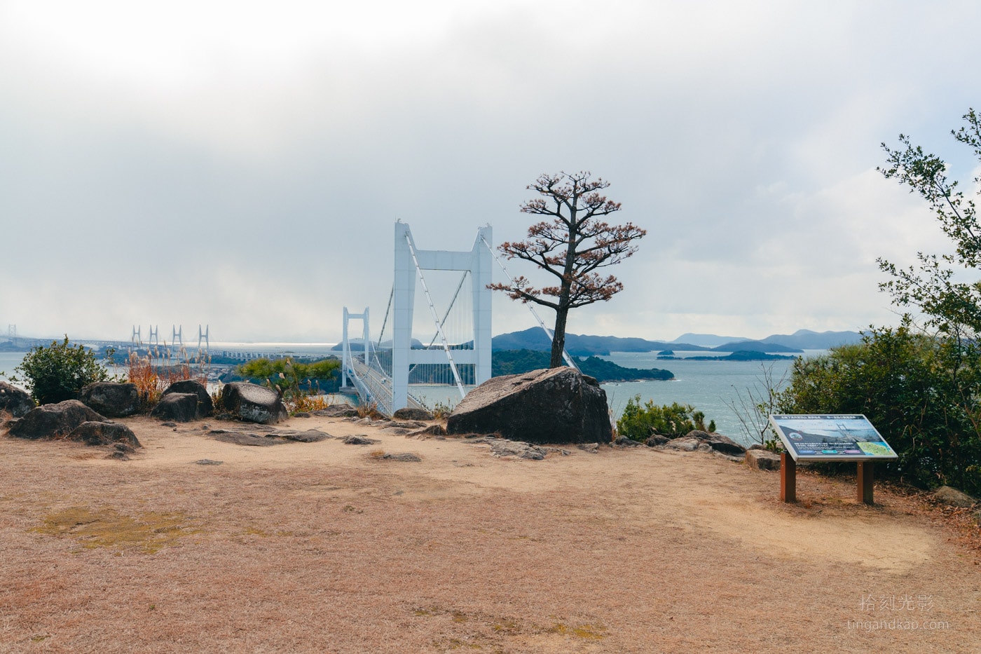 鷲羽山東屋展望台正面瀨戶大橋