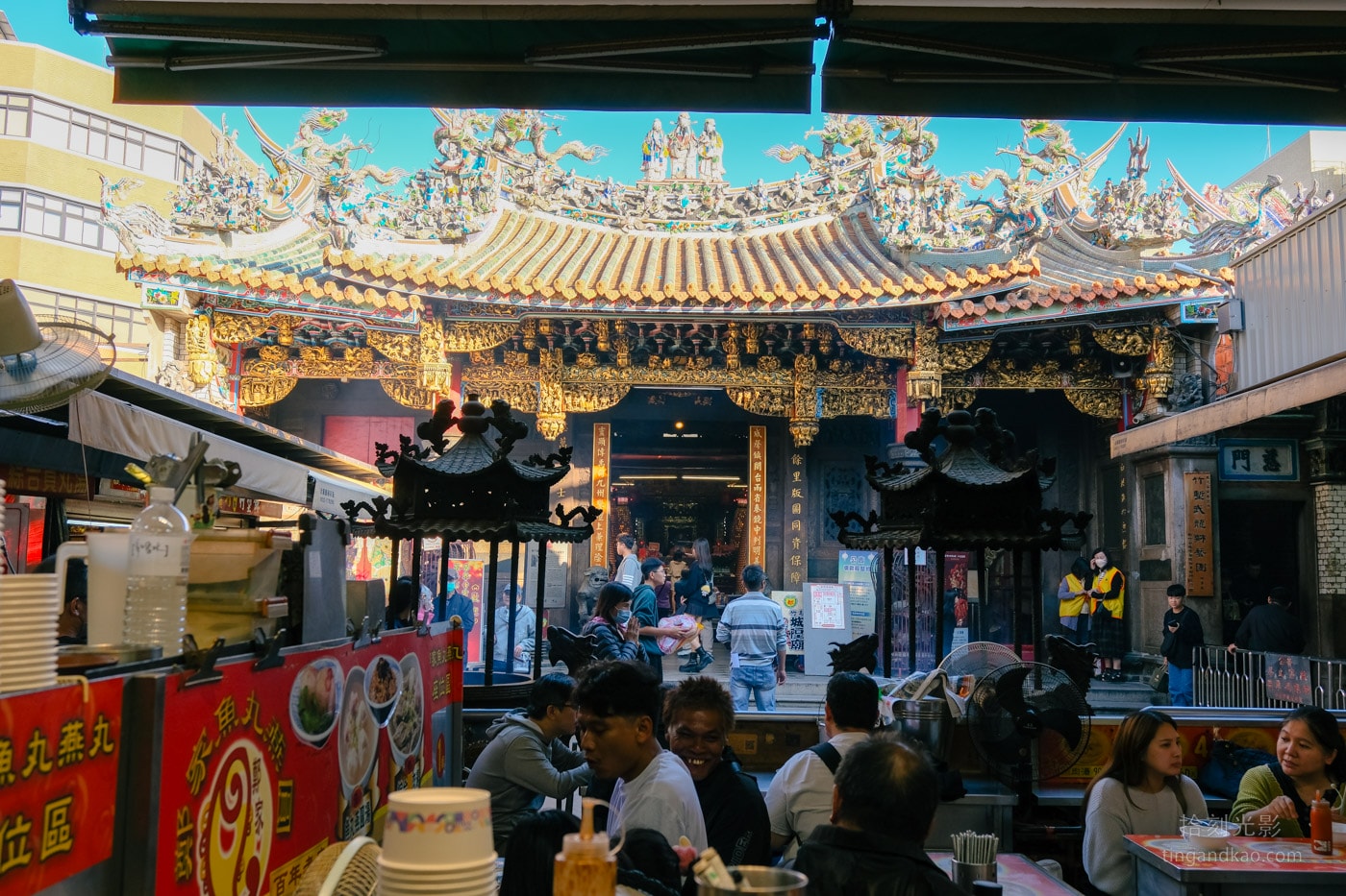 新竹美食|城隍廟林家冰店,百年古早味剉冰在地推薦 - 第2張圖 新竹城隍廟 林家冰店 城隍廟正對面
