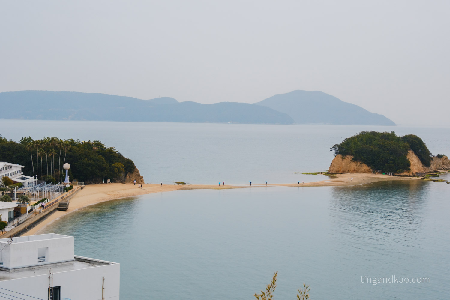 小豆島住宿推薦|天空飯店海廬:海景溫泉、一泊二食全紀錄 - 第38張圖 天空飯店 海廬 飯店可以看到天使之路