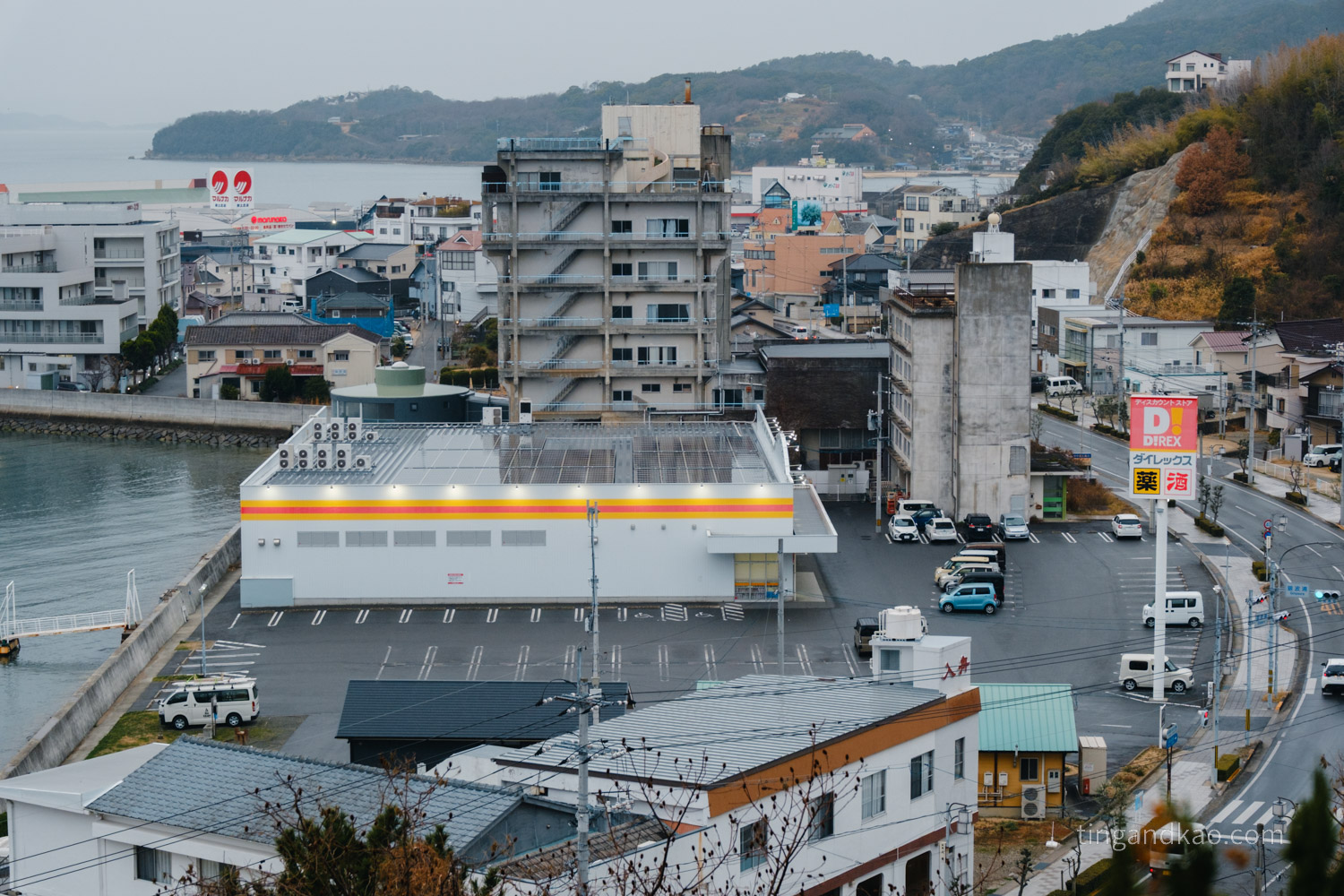 小豆島住宿推薦|天空飯店海廬:海景溫泉、一泊二食全紀錄 - 第5張圖 天空飯店 海廬 位於山坡上