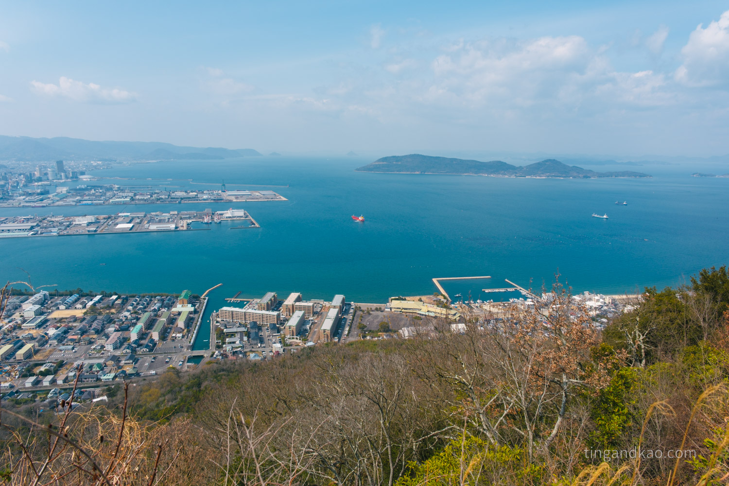 獅子之靈巖展望台瀨戶內海風景