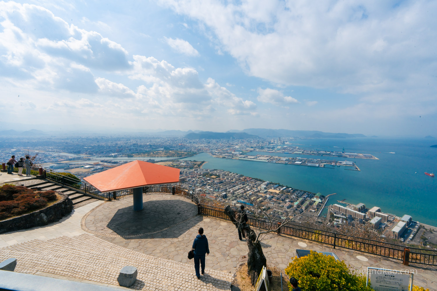 屋島山上交流館 望出去風景