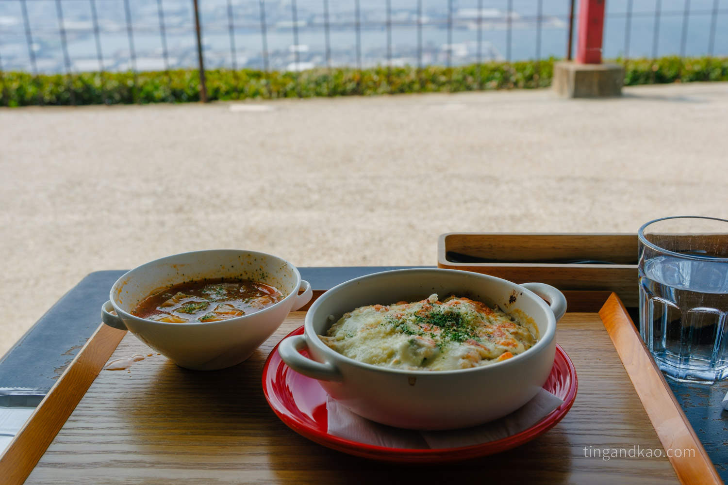 いがん茶屋美食配風景