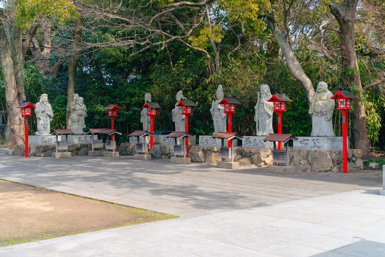 屋島寺 七福神石像