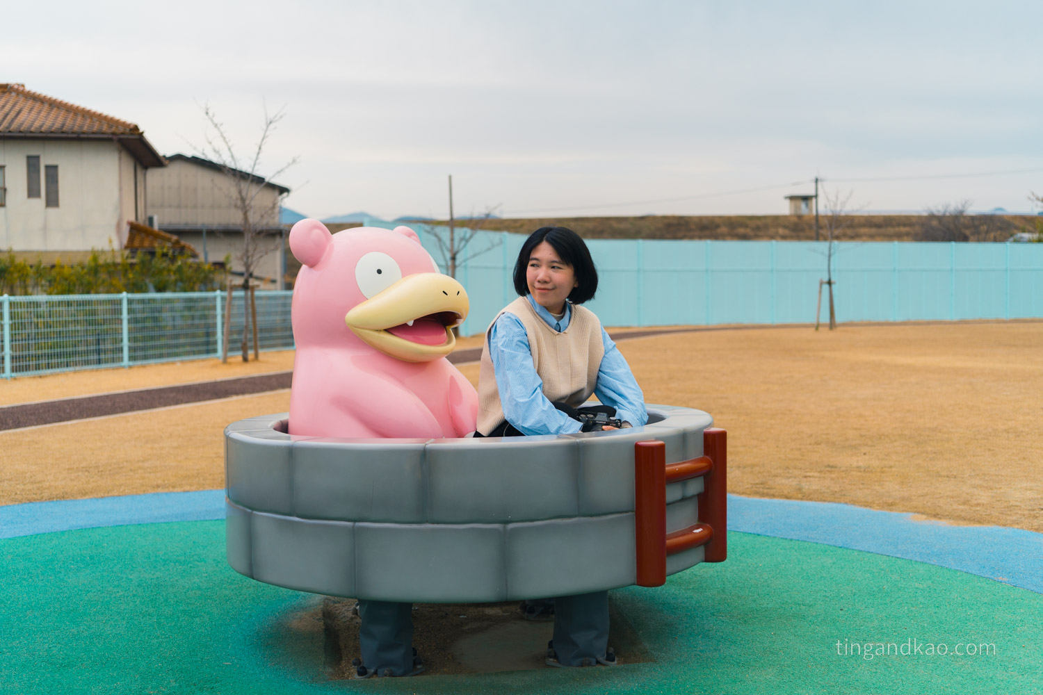 呆呆獸公園合影