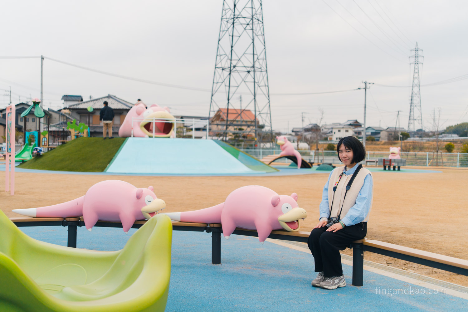呆呆獸公園合影