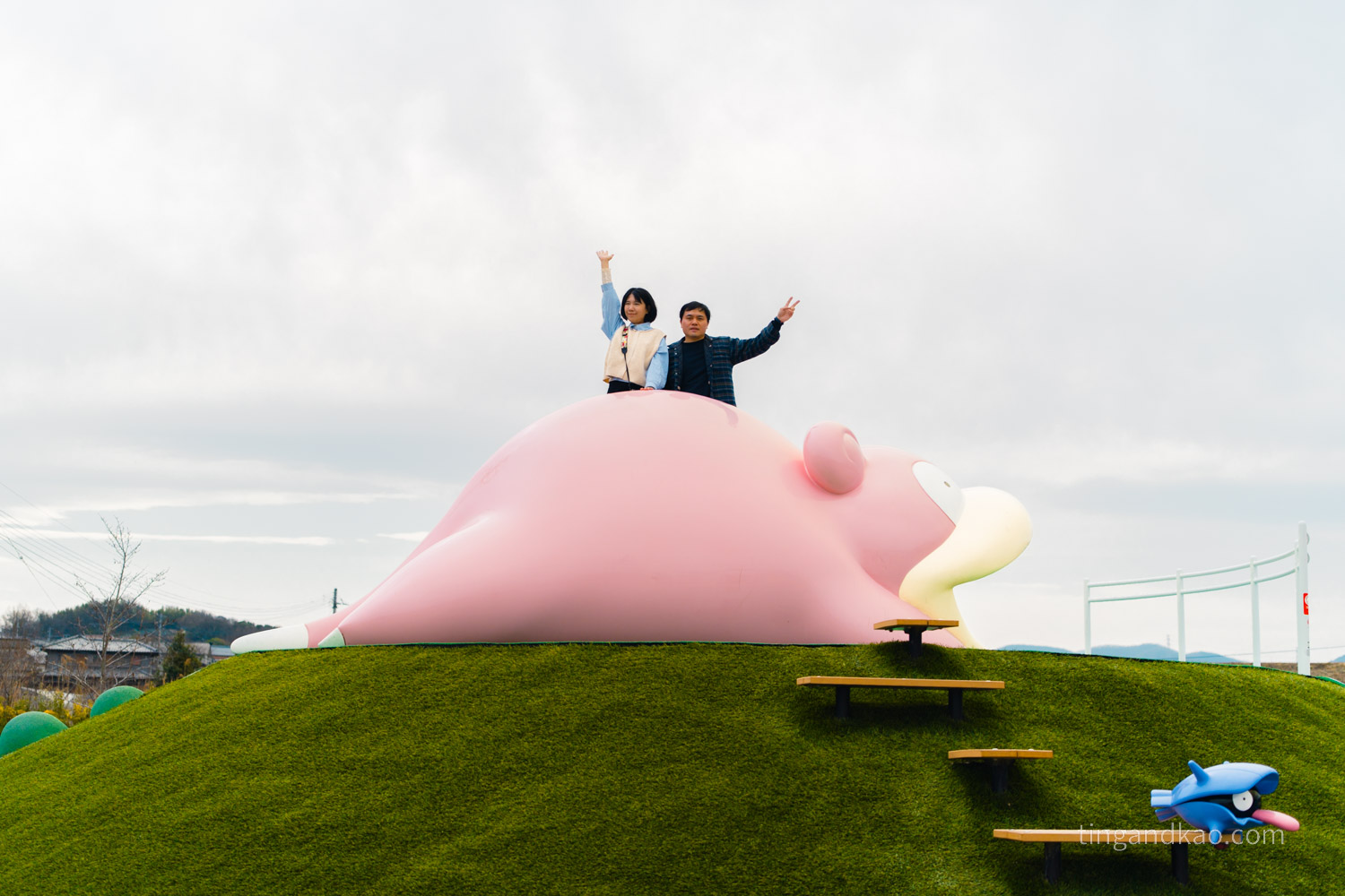 呆呆獸公園合影