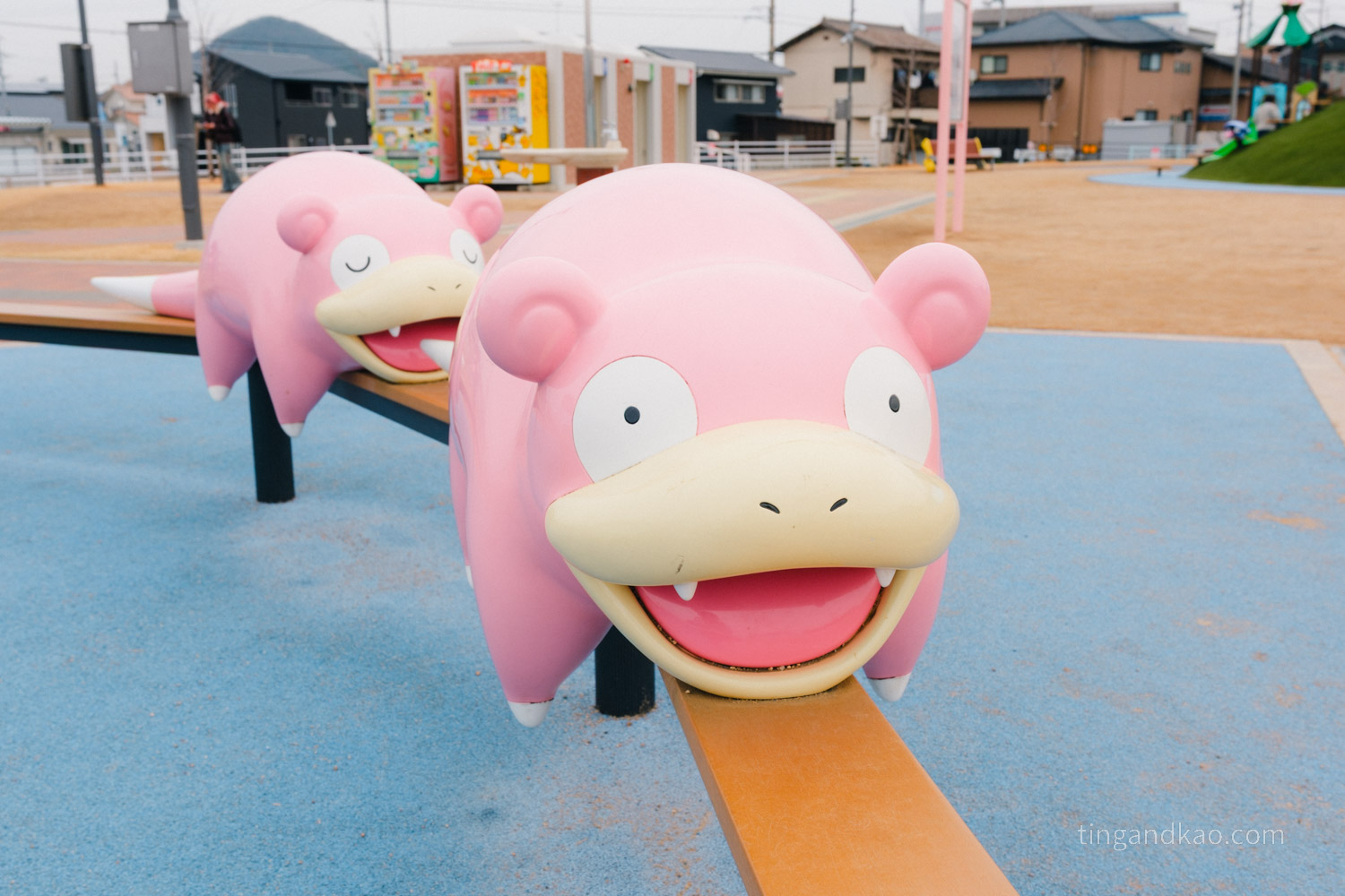 呆呆獸公園咬尾巴的呆呆獸